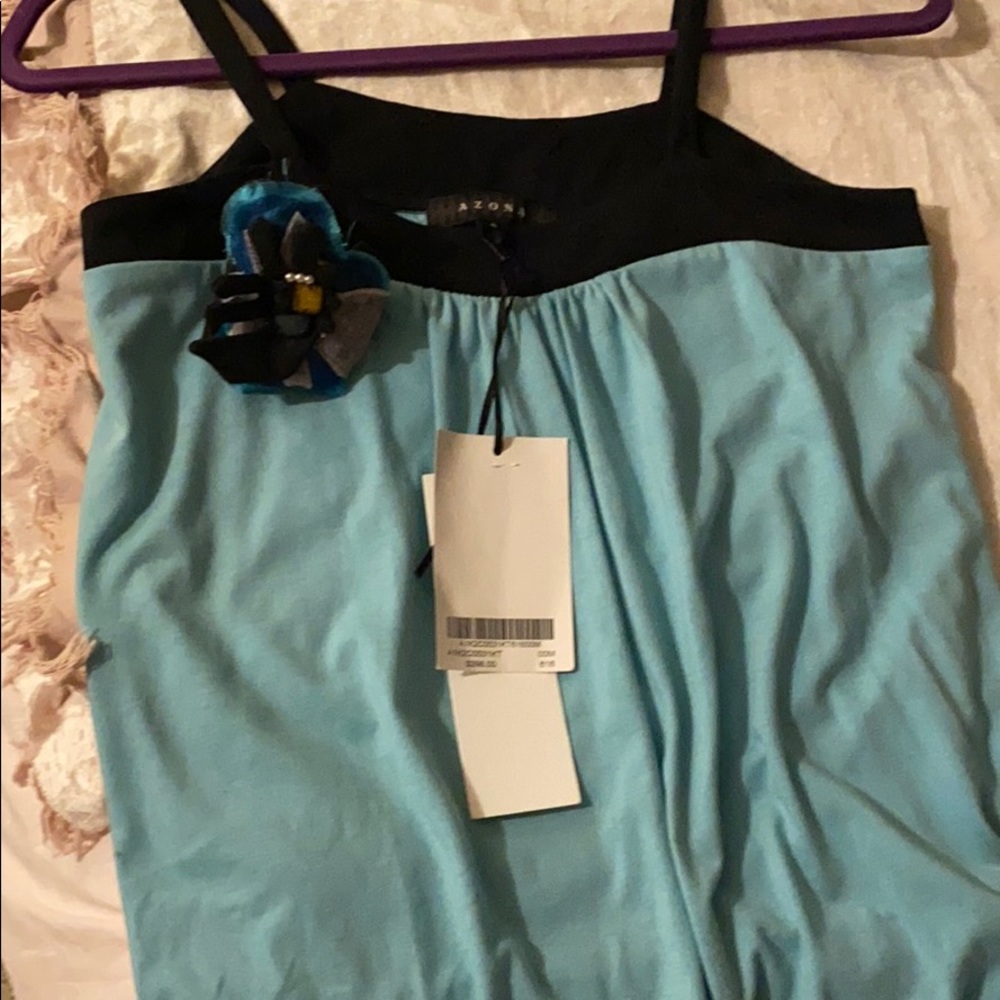 Designer Azona tankie type with flower top new